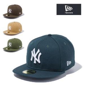 ニューエラ キャップ 59FIFTY ヤンキース 茶 ブラウン ベージュ グリーン 緑｜lion-do