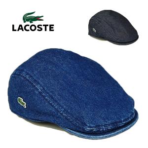 ラコステ デニム ハンチング帽 L1263 LACOSTE ネイビー ブルー 紺 青｜帽子専門店 LION-DO(ライオンドウ)