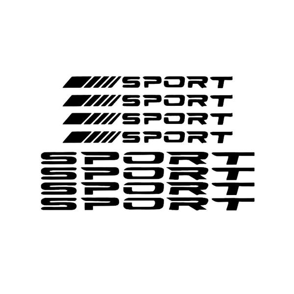 送料無料 スポーク2 ステッカー SPORT スポーツ ホイール ドレスアップ アクセント
