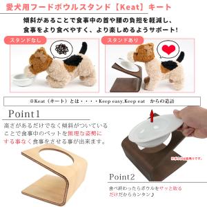 犬 食器台 iDog&iCat Keatキート...の詳細画像1
