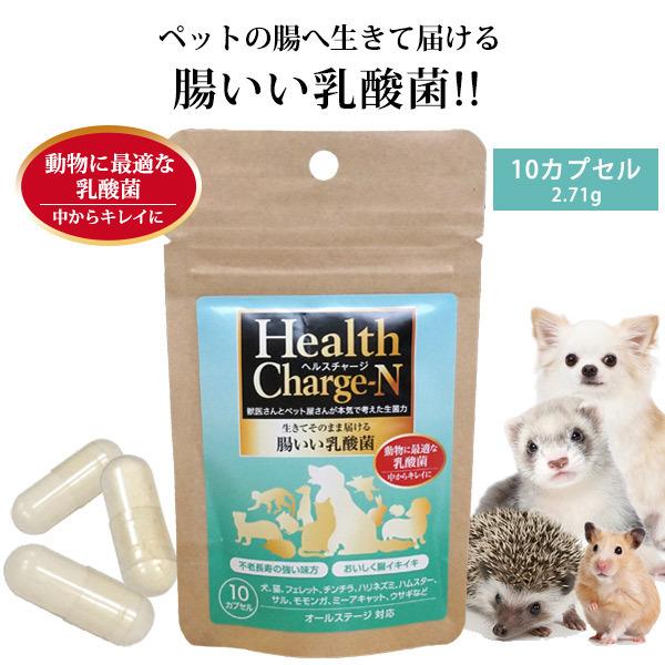 犬 サプリメント 正規品 ヘルスチャージ-N 10カプセル 乳酸菌 栄養補給 オールステージ対応 国...