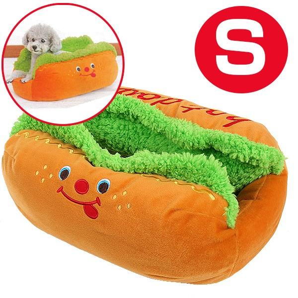 犬 ベッド　 PP ホットドッグカドラーS 5654  クッション  ベッド 　犬 ドッグ マット ...