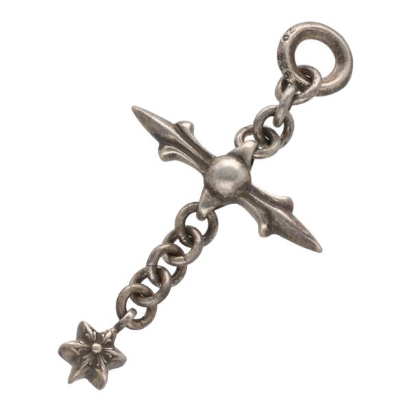 【中古】 CHROME HEARTS クロムハーツ ローリークロス SV925 シルバー ネックレス...