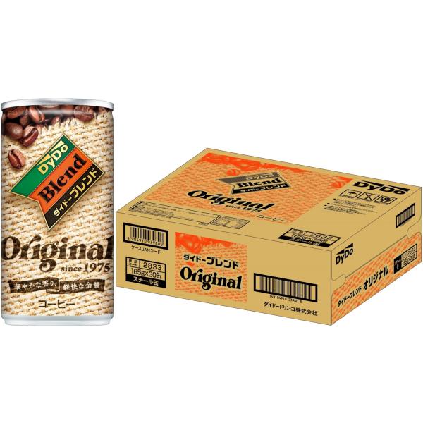 あすつく 送料無料 コーヒー DyDo ダイドー ブレンドコーヒー 缶 185ml×30本　