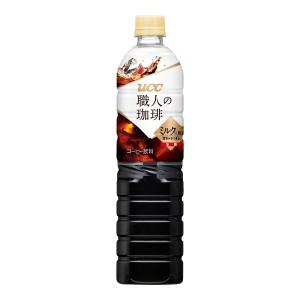 あすつく ボトルコーヒー 送料無料 UCC 上島珈琲 職人の珈琲 ミルクに最適 ペットボトル 900ml×1ケース／12本｜liquor-boss1