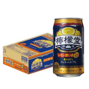 5/1限定+3％ あすつく チューハイ 酎ハイ サワー 送料無料 檸檬堂 レモン濃いめ 350ml×1ケース/24本｜liquor-boss1