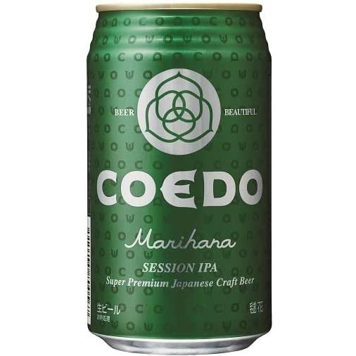 5/12限定+3％ 送料無料 COEDO 小江戸ビール 毬花 Marihana 350ml×1ケース...