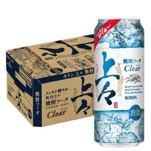 5/1限定+3％ あすつく 送料無料 キリン 上々 焼酎ソーダ 500ml×1ケース/24本｜liquor-boss1