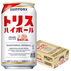 5/12限定+3％ あすつく ハイボール チューハイ 酎ハイ サワー 送料無料 サントリー トリスハイボール 350ml×1ケース/24本