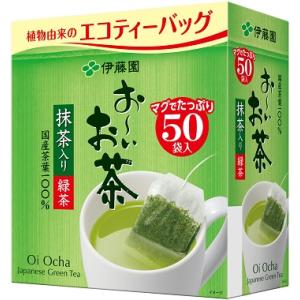 送料無料 伊藤園 お〜いお茶 エコティーバッグ 緑茶 50袋入 1個｜liquor-boss1