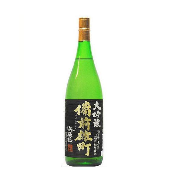 あすつく 送料無料 日本酒 浜福鶴酒造 備前雄町 大吟醸 1800ml 1.8L×6本/1ケース