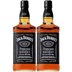 未開栓　古酒　ジャックダニエル　ウイスキー　1000ml JACK DANIEL'S（ジャックダニエル） 送料無料 ブラック 1000ml 1L×6本