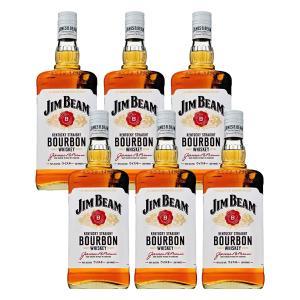 送料無料/12本セット】ジムビーム バーボン ウイスキー 1000ml×12本