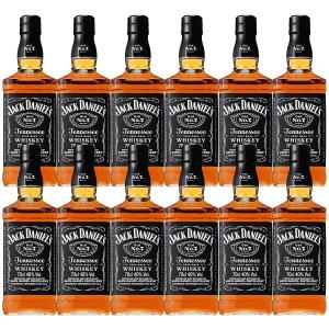 JACK DANIEL'S（ジャックダニエル） 送料無料 ブラック 1000ml 1L×6本