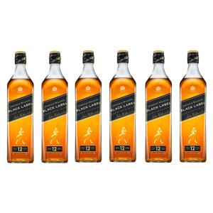 あすつく ウィスキー 送料無料 キリン ジョニーウォーカー ブラックラベル 12年 700ml×6本