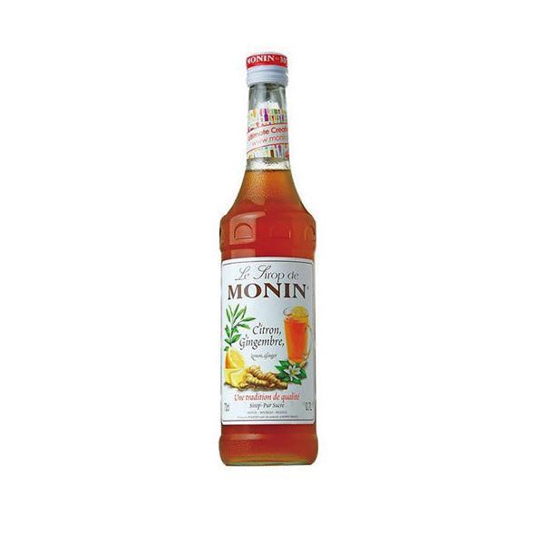 ケース販売 送料無料 MONIN モナン レモンジンジャー・シロップ 700ml×6本