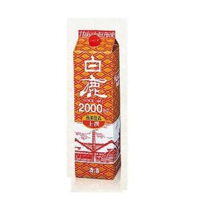 日本酒 辰馬本家酒造 白鹿 上撰 パック 2000ml 2L 1本