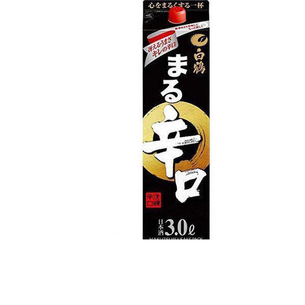 あすつく 日本酒 白鶴 サケパック まる辛口 パック 3000ml 3L 1本