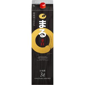 日本酒  白鶴 まる辛口 パック 3000ml 3L×8本/2ケース