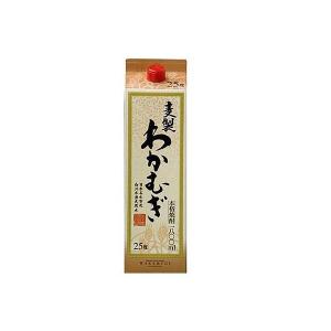 高千穂酒造 麦焼酎 わかむぎ 25度 パック 1800ml 1.8L×6本/1ケース