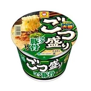 6/1は最大+6％ 送料無料 東洋水産 マルちゃん ごつ盛り コク豚骨ラーメン 115g×3ケース/36個｜liquor-boss1