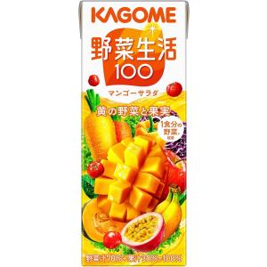 5/12限定+3％ 送料無料 KAGOME カゴメ 野菜生活100 マンゴーサラダ 200ml×96...