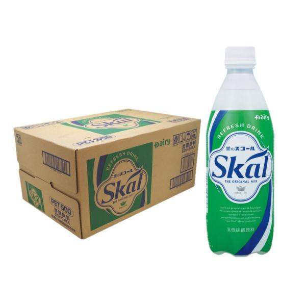 送料無料 南日本酪農 スコール ホワイト 500ml×1ケース/24本