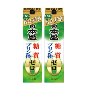あすつく 送料無料 日本盛 糖質ゼロ プリン体ゼロ パック 3000ml 3L×2本