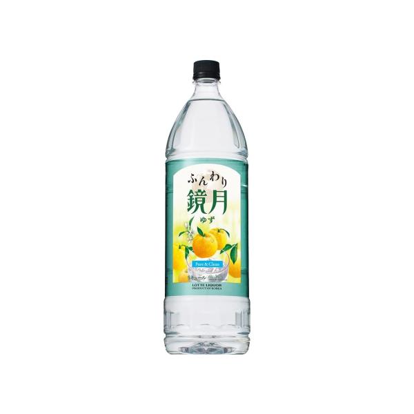 焼酎 サントリー ふんわり鏡月 ゆず 1800ml 1.8L 1本