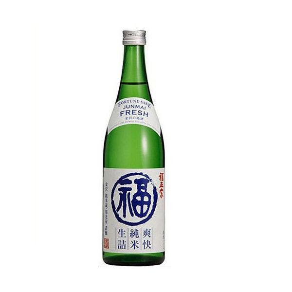 送料無料 日本酒 石川県 福光屋 福正宗 爽快純米 生詰 丸福ラベル 720ml×6本