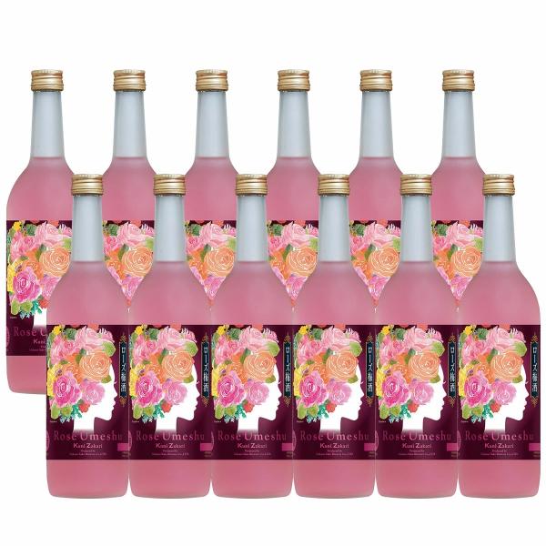 送料無料 國盛 ローズ梅酒 720ml 2ケース/12本
