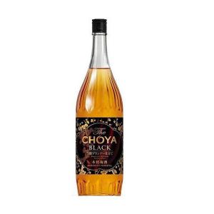 送料無料 チョーヤ 梅酒 ザ ブラック The CHOYA BLACK 1800ml 1.8L×6本｜liquor-boss1