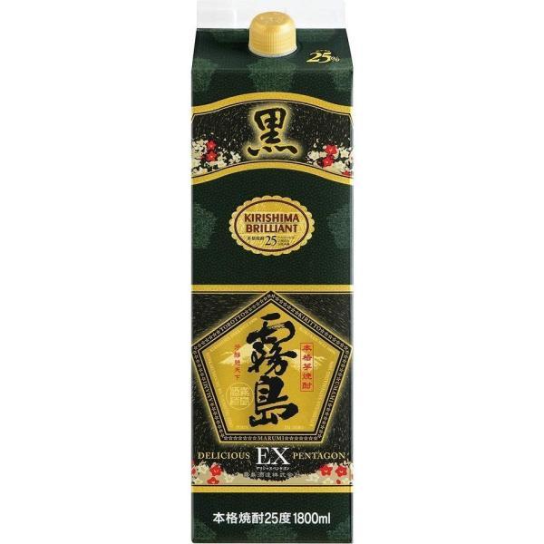 あすつく 霧島酒造 芋焼酎 霧島 EX 25度 パック 1800ml 1.8L×2本北海道・東北・四...