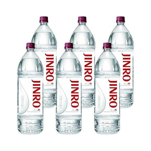8/15限定P3% 送料無料 JINRO ジンロ 眞露 ペット 25度 1800ml 1.8L×1ケ...