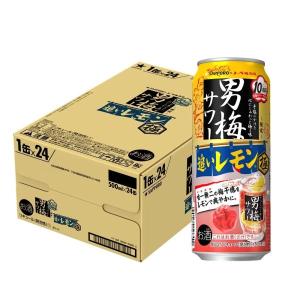 チューハイ 酎ハイ サワー サッポロ 男梅サワー 追いレモン 冬の旨み 500ml×24本/1ケース