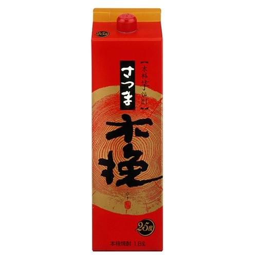 送料無料 雲海酒造 芋焼酎 さつま木挽 25度 パック 1800ml 1.8L×12本 あすつく