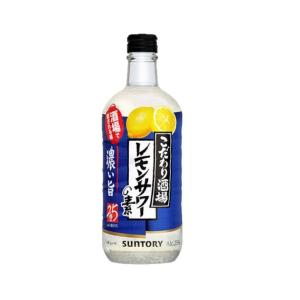 送料無料 サントリー こだわり酒場レモンサワーの素 1800ml×6本 ケース