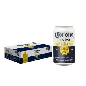4/25限定+3% コロナ ビール エキストラ 缶 330ml×1ケース/24本｜liquor-boss1