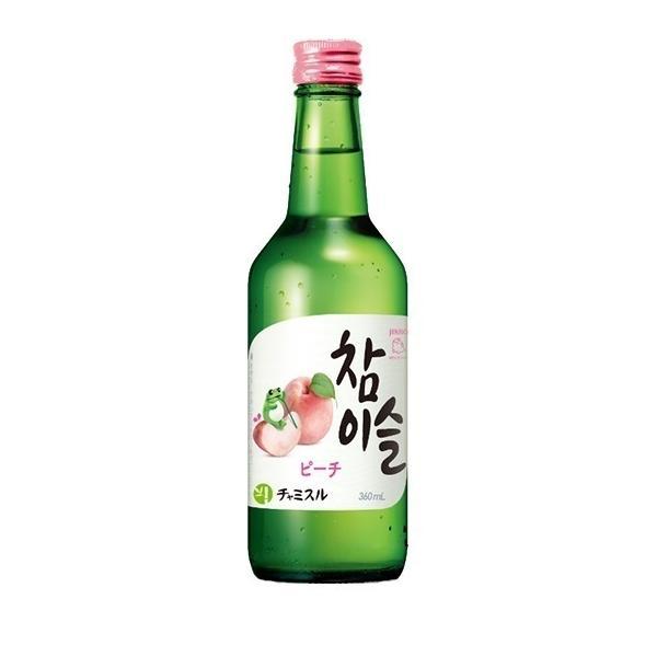 5/1限定+3％ あすつく 送料無料 眞露 JINRO チャミスル ピーチ 360ml×20本