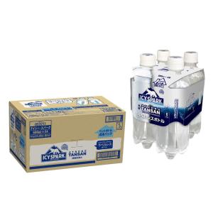 送料無料 【炭酸水】 ICY SPARK from カナダドライ ラベルレス 500ml×1ケース/24本 アイシー スパーク｜リカーBOSS