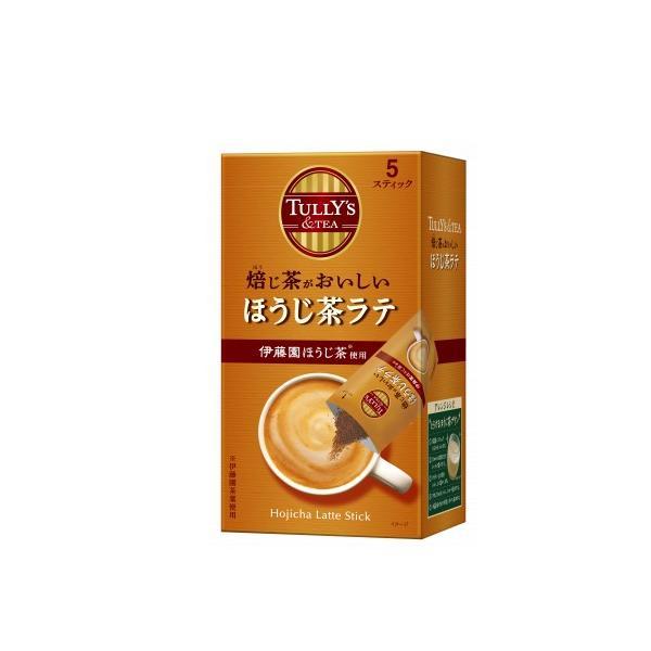 5/25限定+3％ 送料無料 伊藤園 TULLY’S ＆TEA ほうじ茶ラテ 90g（18g×5本）...