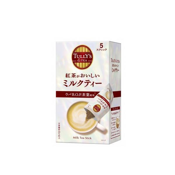 送料無料 伊藤園 TULLY’S ＆TEA 紅茶がおいしいミルクティ 90g（18g×5本）×5個