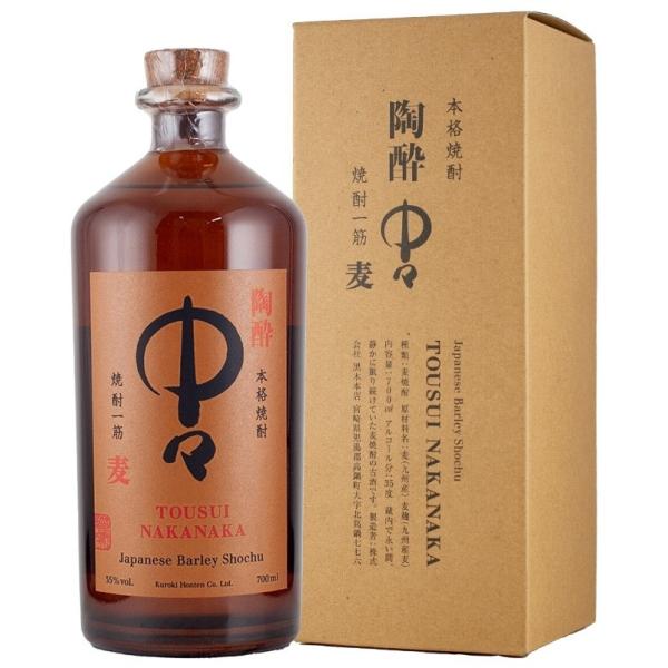 黒木本店 麦焼酎 陶酔中々 とうすい なかなか 麦 35度 700ml 1本