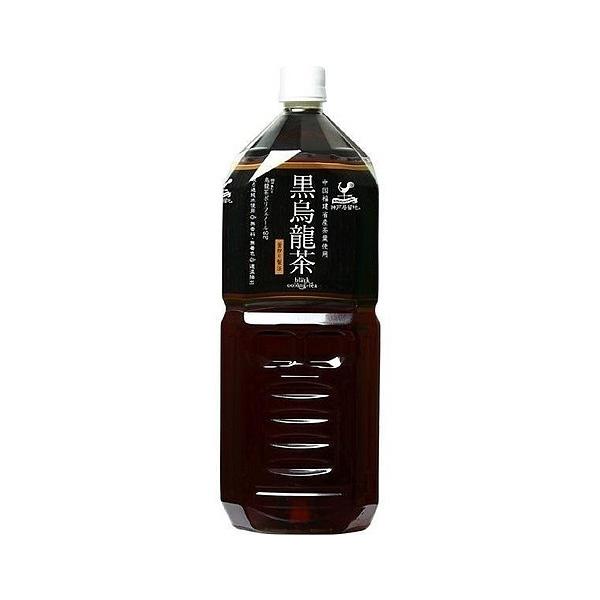 送料無料 神戸居留地 黒烏龍茶 2000ml 2L×2ケース/12本