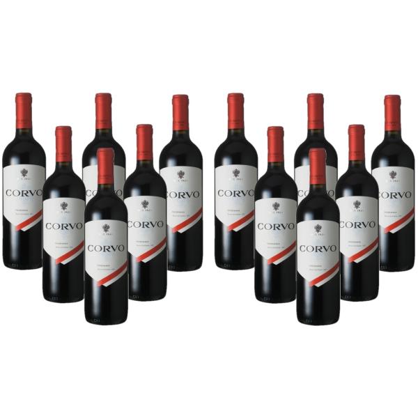 送料無料 ドゥーカ・ディ・サラパルータ コルヴォ・ロッソ 750ml×2ケース/12本