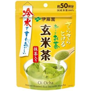 メール便 伊藤園 さらさらとける お~いお茶抹茶入り玄米茶 40g 1袋  メール便にてお届けします。｜liquor-boss1