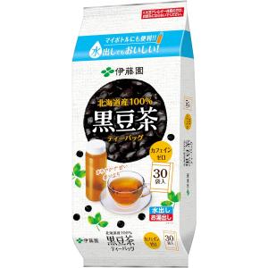 6/1は最大+6％ 伊藤園 北海道産100％ 黒豆茶ティーバッグ 3.8g 30袋入｜liquor-boss1