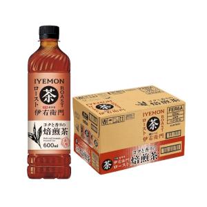 送料無料 サントリー 緑茶 伊右衛門 ロースト 600ml×1ケース/24本｜liquor-boss1