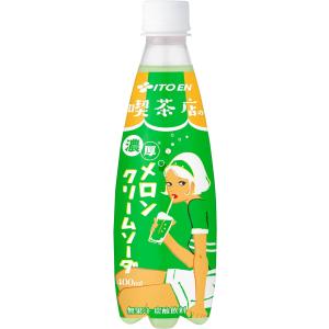 6/5限定+3％ 伊藤園 喫茶店の濃厚メロンクリームソーダ  400ml×48本｜liquor-boss1