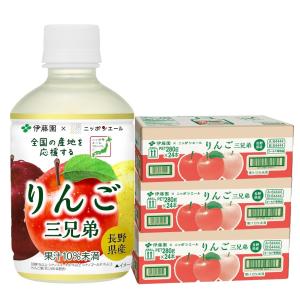 送料無料 伊藤園 ニッポンエール 長野県産りんご三兄弟 PET 280g×3ケース/72本｜liquor-boss1